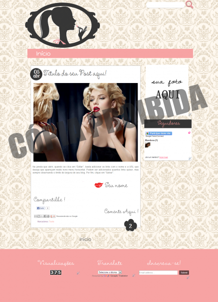 Layout Vintage - Exclusivo